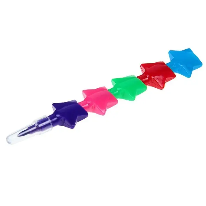 Карандаш восковой «Звёздочки» 5 цветов Карандаш восковой «Звёздочки» 5 цветов