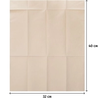 Салфетки бумажные д/столов.прибор.конвертAIRLAID32x40см ваниль50шт/уп 58218