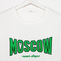 Костюм женский (джемпер и брюки) MIST Moscow, р. 40-42, молочный