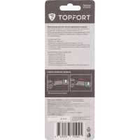 Нож универсальный Topfort 18 мм металлический автом