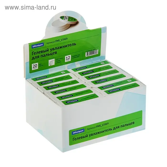 Гель для увлажнения пальцев 20 г, Office Space Гель для увлажнения пальцев 20 г, Office Space