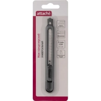 Нож универсальный Attache 9 мм пластиковый мет направл. чёрн. авто