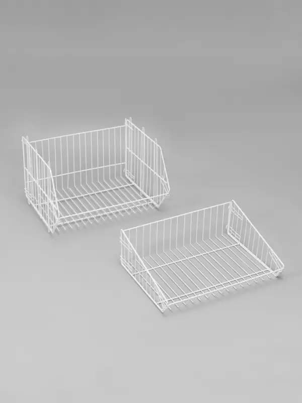 Накопитель разборный на колесах, 5 корзин, 50&times;43&times;147, белый