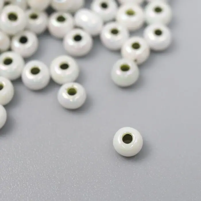 Бисер стекло 8/0  Бисер стекло 8/0 "Цветная серединка. Оливки" 10 гр