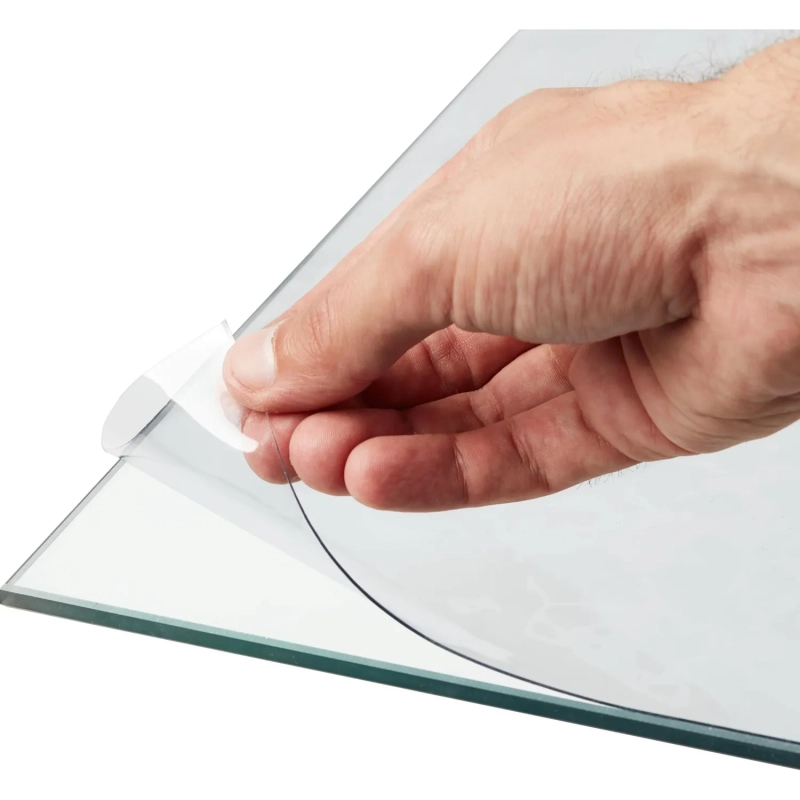 Коврик на стол 1400x600мм Attache пленка-жидк.стекло пвх прозр, дом и офис