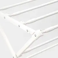 Сушилка для белья напольная LaDо́m, складная, раздвижная, металл, белая