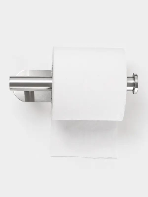Держатель для туалетной бумаги на липучке, цвет хром Держатель для туалетной бумаги на липучке, цвет хром