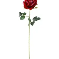 Цветы искусственные "Роза Аманда" бархат, d-11 см 58 см, сиреневый