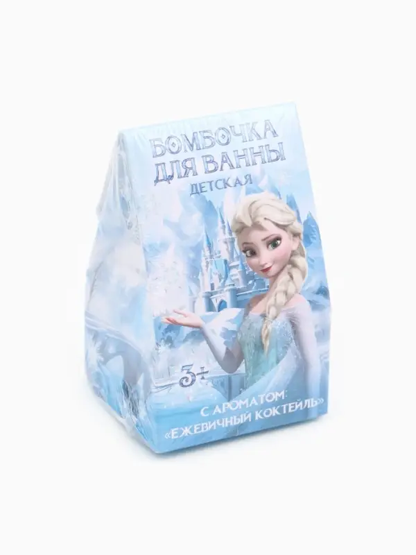 Бомбочка для ванны 40г в коробке, детская, Зимняя принцесса