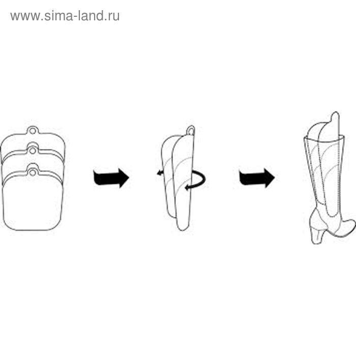 Формодержатель для обуви 40×28×0,2, цвет чёрный Формодержатель для обуви 40×28×0,2, цвет чёрный
