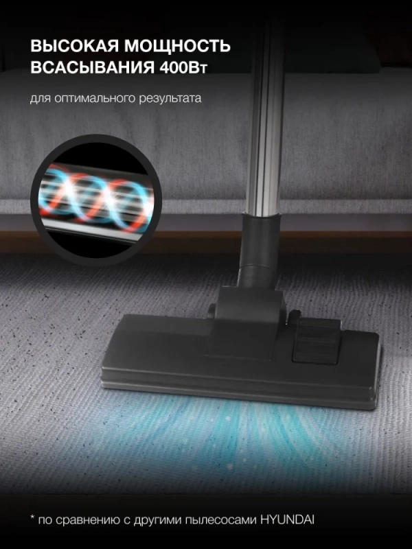 Пылесос HYV-B4995 2,5л 2220Вт черный