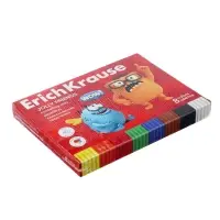 Пластилин 8 цветов, 144 г, ErichKrause "Jolly Friends", со стеком, в картонной упаковке
