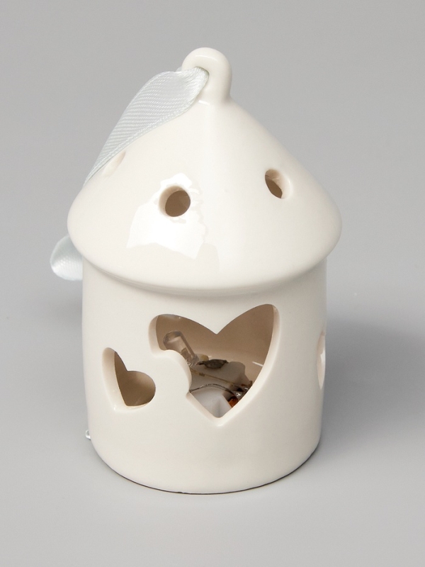 Светодиодная подвеска Светодиодная подвеска "Дом с сердцем" 9.3х6х6, 1 LED, LR44x3(в компл.), Т/БЕЛЫЙ