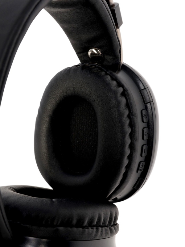 Наушники полноразмерные Mybit W-33, RGB подсветка, BT5.3, 800 мАч, Type-C, чёрные