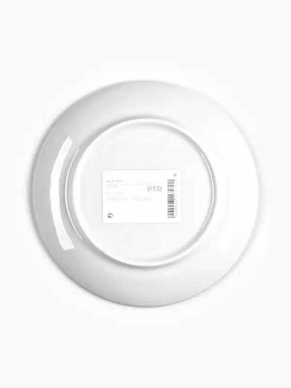 Тарелка плоская керамическая &laquo;Больше кофе, меньше молока&raquo;, d=17.5 см