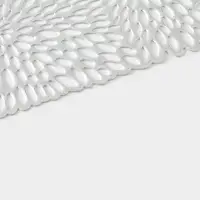 Дорожка на стол Доляна &laquo;Астры&raquo;, 89&times;35 см, серебряная
