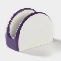 Салфетница Доляна «Лаванда», 9,5×7×4,3 см Салфетница Доляна «Лаванда», 9,5×7×4,3 см