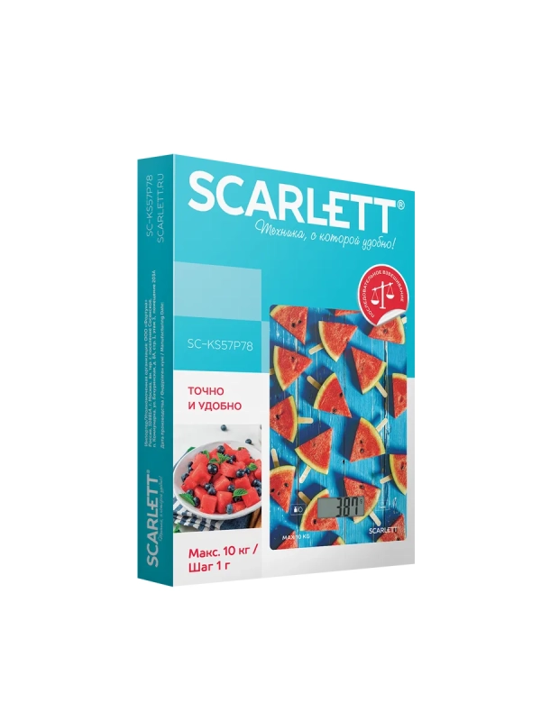 Кухонные весы до 10 кг SC-KS57P78 Кухонные весы до 10 кг SC-KS57P78