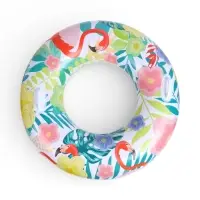 Круг для плавания &laquo;Тропики&raquo;, надувной, d=95 см, от 3 лет, с ручками, разноцветный