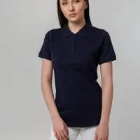 Рубашка поло женская Virma Stretch Lady, темно-синяя, размер L