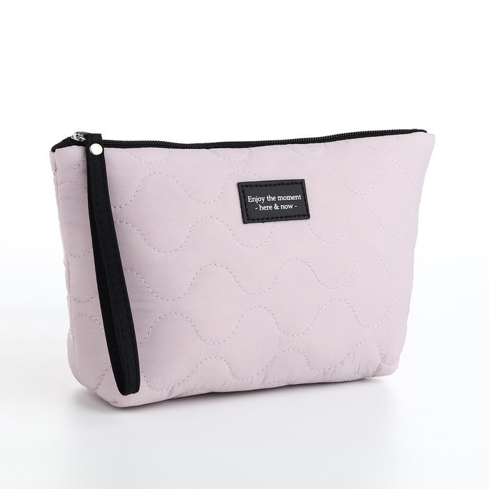 Косметичка на молнии, цвет сиреневый Косметичка на молнии, цвет сиреневый