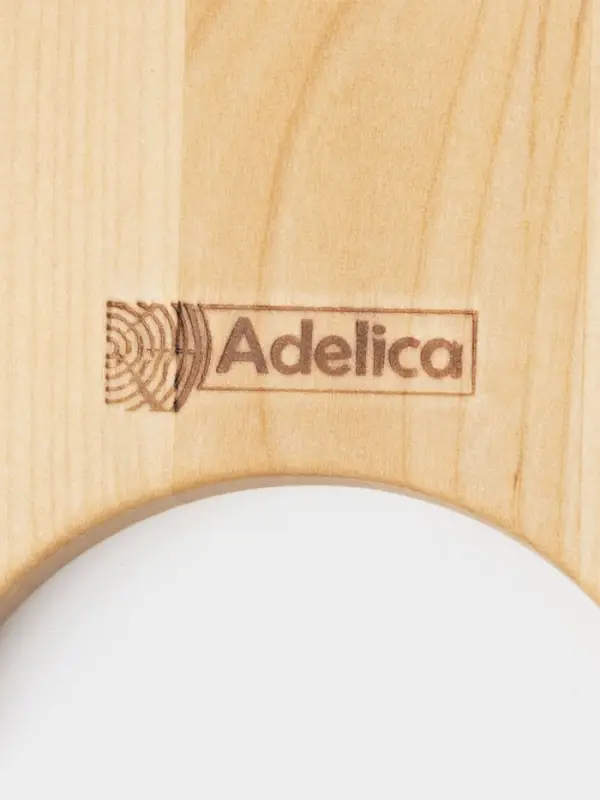 Столик - поднос для вина Adelica, менажница со складными ножками, на 2 персоны, d=32&times;1.8 см, дерево берёза