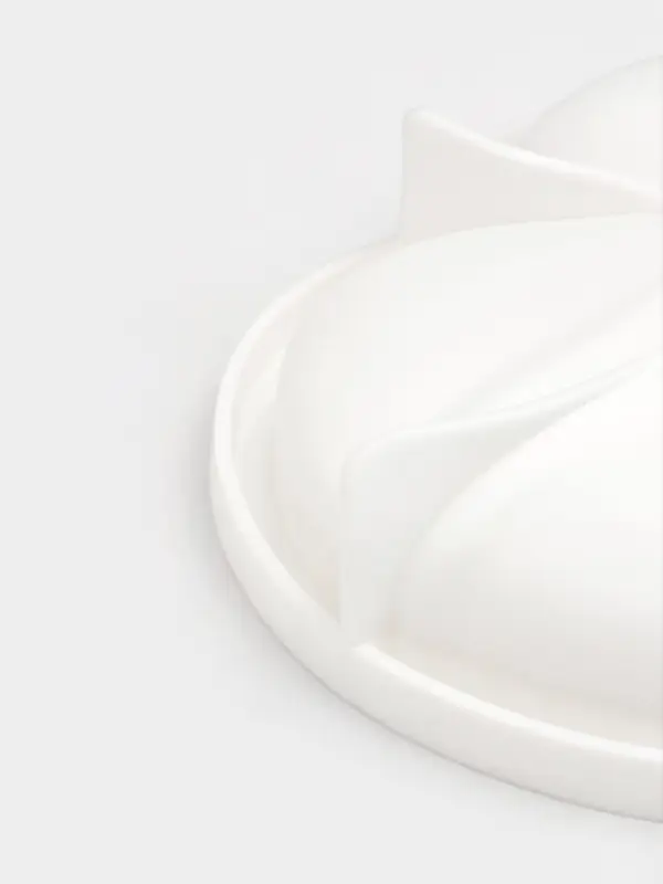 Форма для муссовых десертов и выпечки Доляна &laquo;Сердце малое&raquo;, силикон, 17.5&times;4.7 см, белая