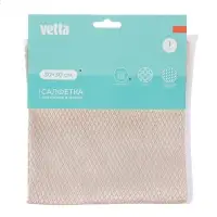 VETTA Салфетка из микрофибры, для стекол и зеркал, 30х30см, 210г/кв.м., 3 цвета