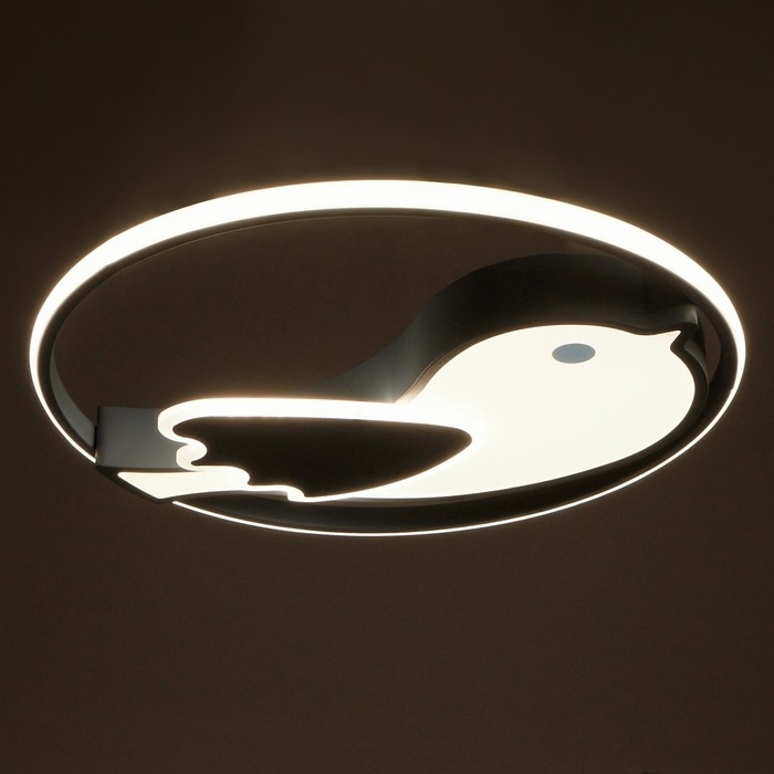 Светильник с ПДУ 1790/1 LED 50Вт диммер синий 50х50х5 см BayerLux