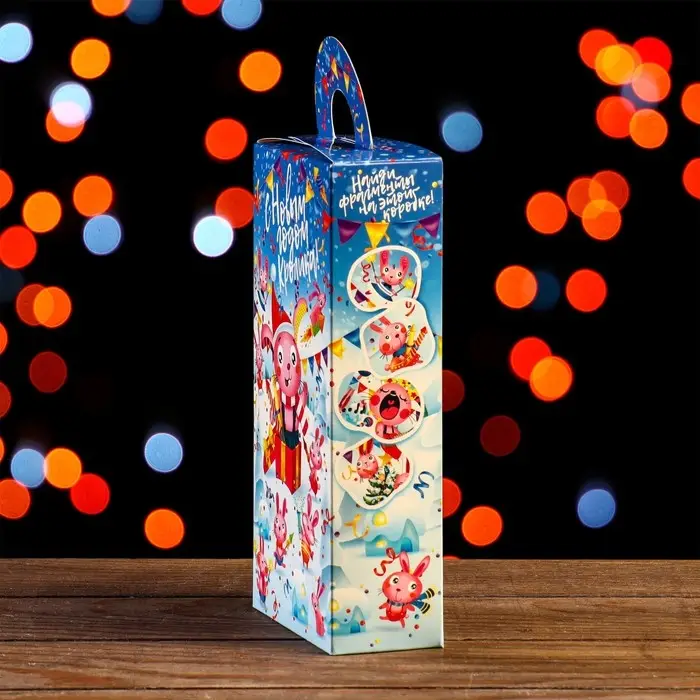 Коробка подарочная складная Коробка подарочная складная "Шурум - Бурум" 11×5×21 см