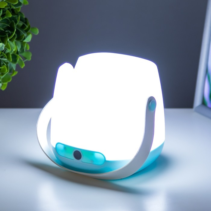 Настольная лампа сенсорная   Настольная лампа сенсорная  "Ланди" LED 4Вт от батареек МИКС 10,5х10,5х11 см RISALUX