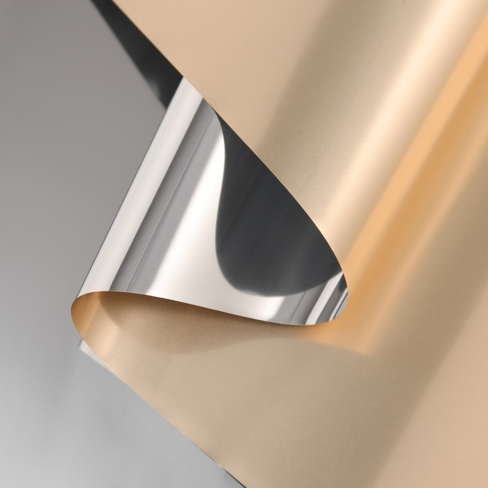 Пленка для цветов, Пленка для цветов,"Металлик", 0,58 х 10м ±1 см, золотой