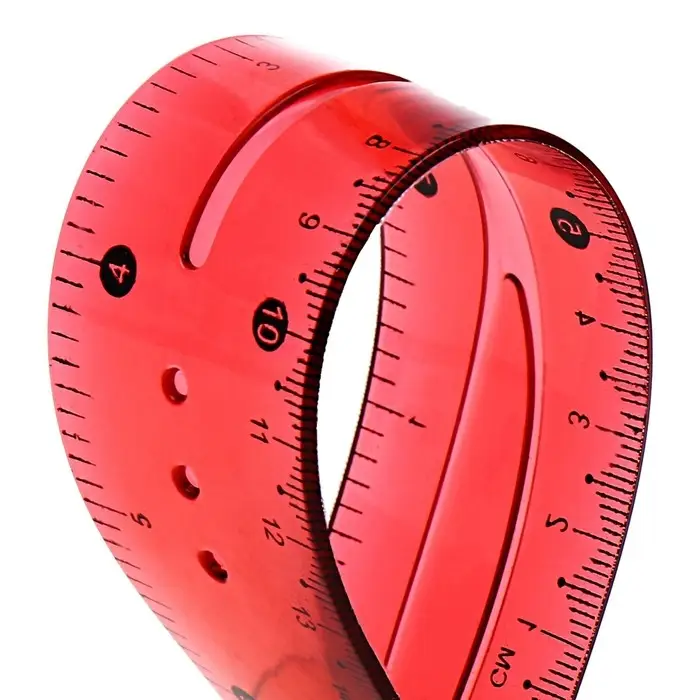 Линейка Calligrata 15 см, гибкая, силикон, МИКС Линейка Calligrata 15 см, гибкая, силикон, МИКС