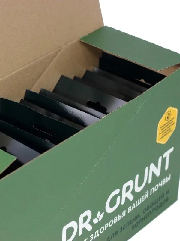 Удобрение минеральное для зелени, овощей, корнеплодов, Dr.Grunt, шоу-бокс, 15 саше Удобрение минеральное для зелени, овощей, корнеплодов, Dr.Grunt, шоу-бокс, 15 саше