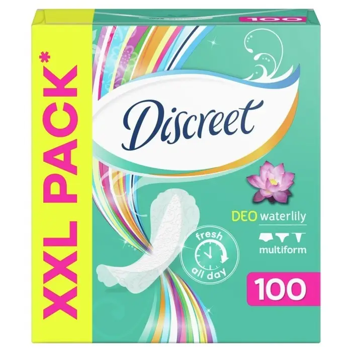Ежедневные прокладки Discreet Deo Water Lily Multiform, 100 шт.