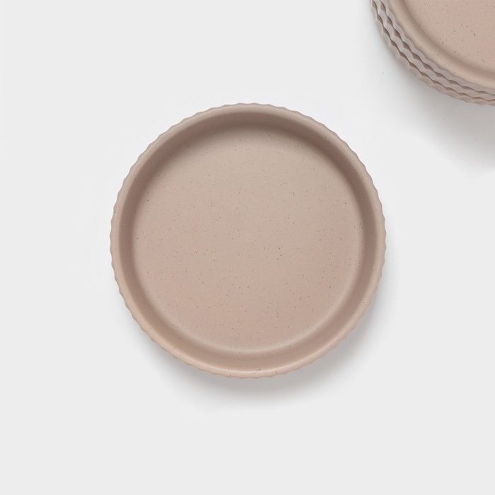 Набор соусников Magistro Jarwah  Набор соусников Magistro Jarwah "Lausanne", 100 мл, 9,5х2,4 см, 4 шт, коричневые