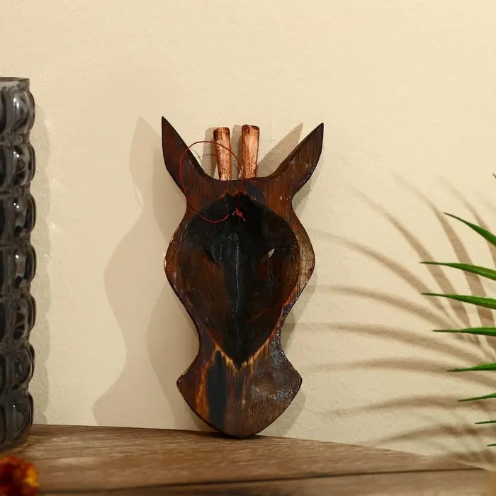 Маска Маска "Зебра" албезия 19х9х4 см