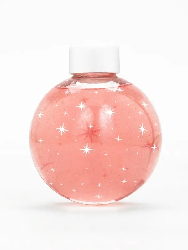 Гель для душа в форме ёлочного шара, аромат клубничные мечты, 245 мл, URAL LAB