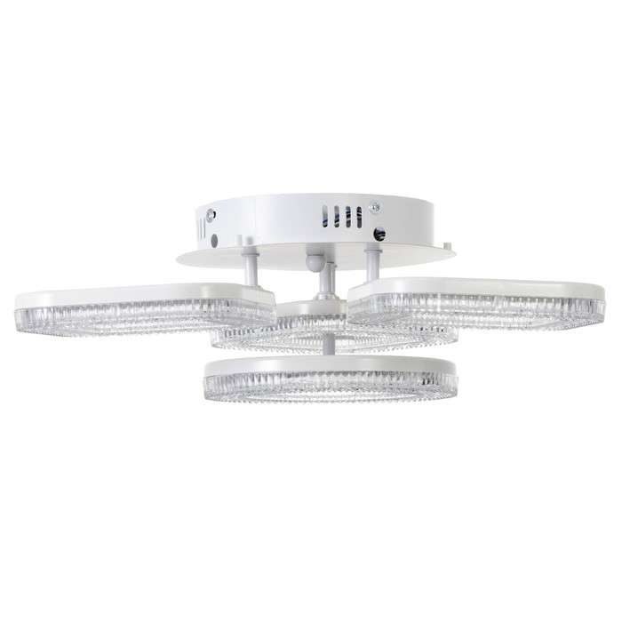 Люстра с ПДУ Люстра с ПДУ "Нонна" LED 68Вт 3000-6000Вт белый 39х39х12,5см BayerLux