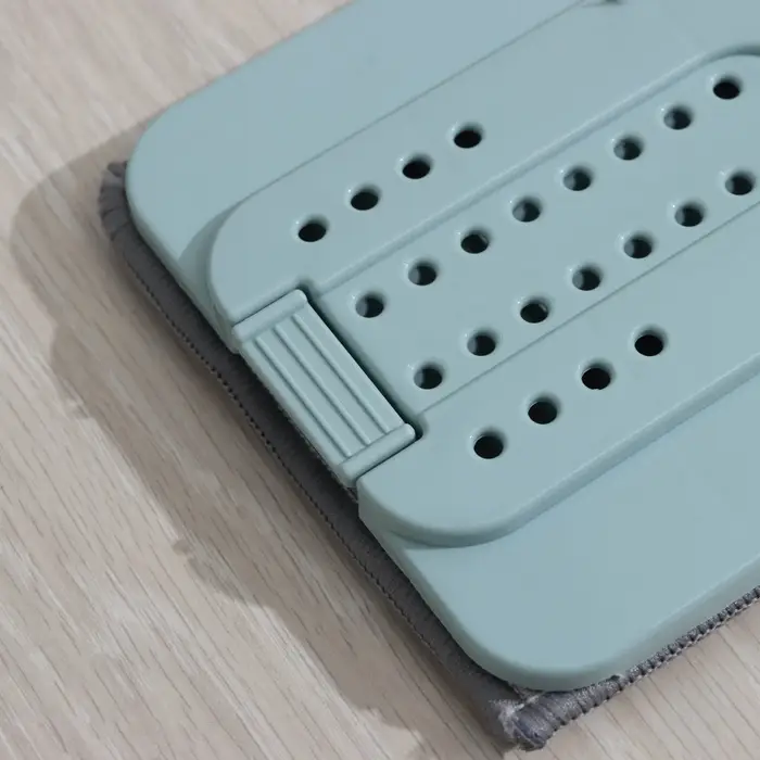 Швабра с отжимом и ведро Доляна, швабра плоская, ведро с двумя отсеками, 8 л, дополнительная насадка