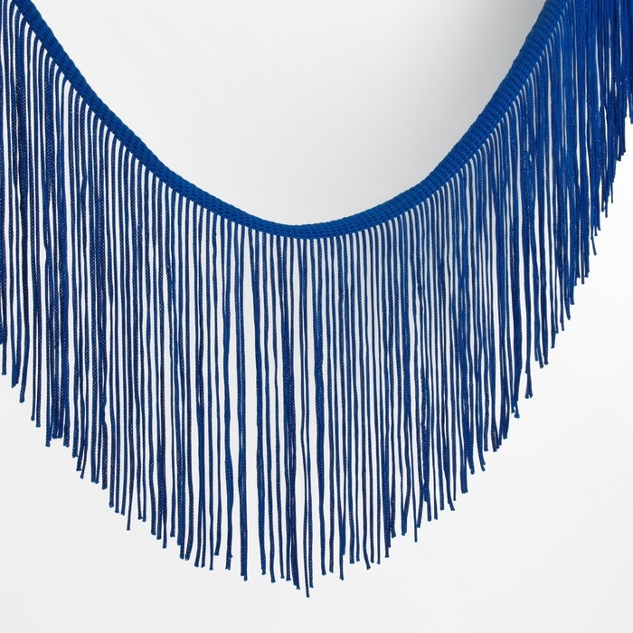 Тесьма декоративная «Бахрома», 15 см, 5 ± 0,5 м, цвет ультрамарин Тесьма декоративная «Бахрома», 15 см, 5 ± 0,5 м, цвет ультрамарин