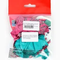 Воздушные шары латексные 12" &laquo;С днём рождения. Розовый леопард&raquo;, набор 10 шт.