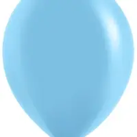 Воздушные шары латексные 12" «Голубые», 100 шт.