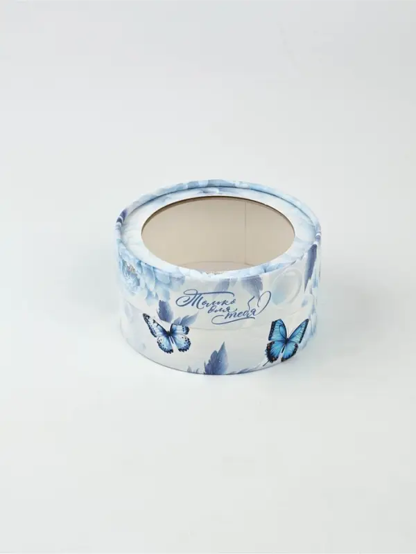 Коробка подарочная тубус с окном &laquo;Только для тебя&raquo;, 12&times;12&times;5 см