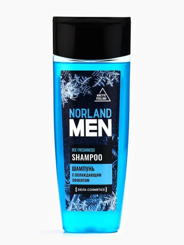 Подарочный набор мужской Norland Men Ice Freshness: гель для душа 250 мл + шампунь 250 мл