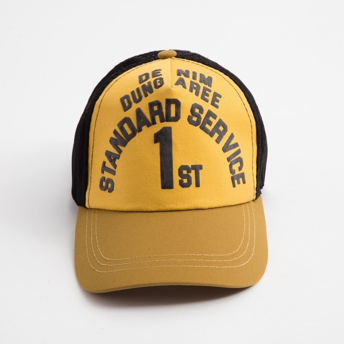 Бейсболка для мальчика MINAKU, цвет желтый,р-р 52 см Бейсболка для мальчика MINAKU, цвет желтый,р-р 52 см