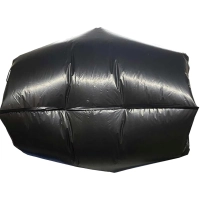 Мешки для мусора ПВД с ручками 20мкм 20шт/рул черные 54x70см 60л