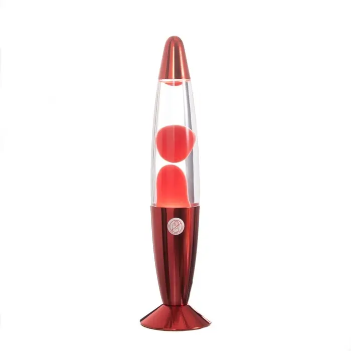 Лава - лампа RISALUX &laquo;Ракета&raquo;, 30 Вт, Е14-R39, от сети 220 В, красная, 8&times;8&times;34 см