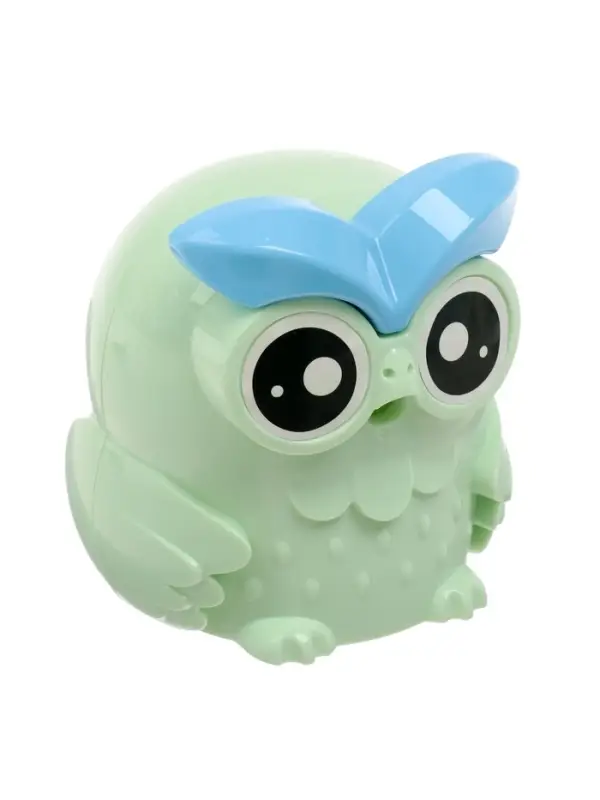 Точилка для карандашей механическая Calligrata &laquo;Сова&raquo;, с контейнером, МИКС