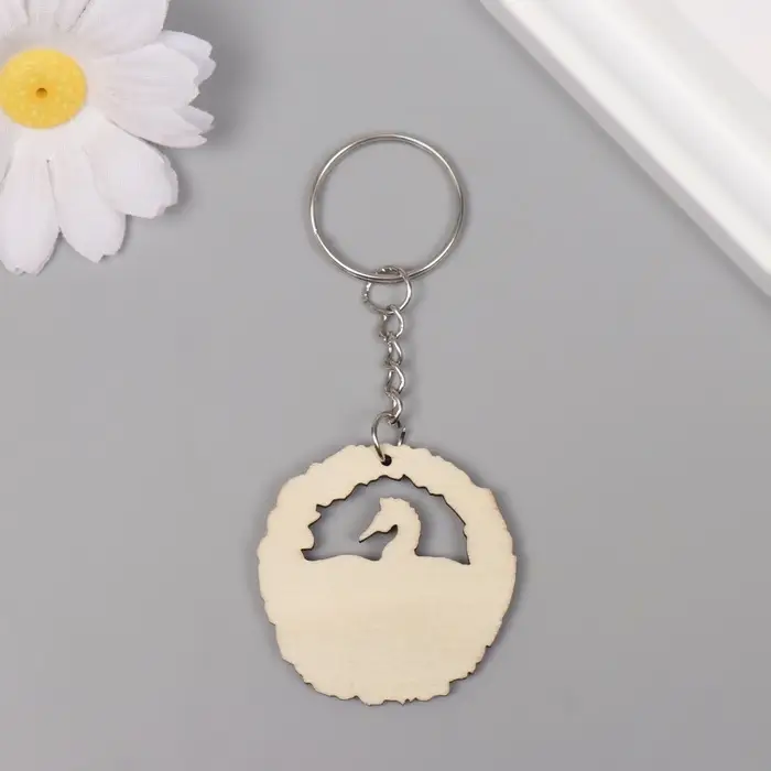 Брелок дерево  Брелок дерево "Морской конёк" 3,9х3,9х0,3 см